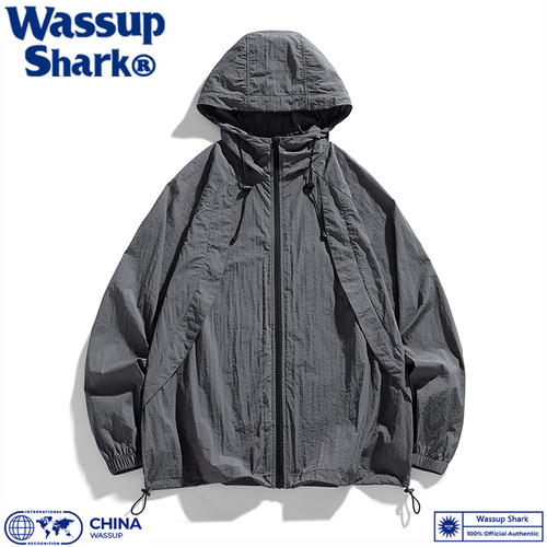 WassupShark防晒衣男夏薄款凉感户外UPF50+防紫外线防晒服女外套