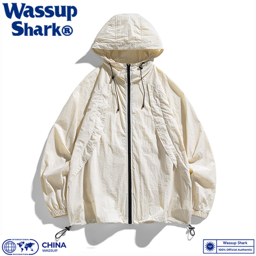 WassupShark防晒衣男夏薄款凉感户外UPF50+防紫外线防晒服女外套