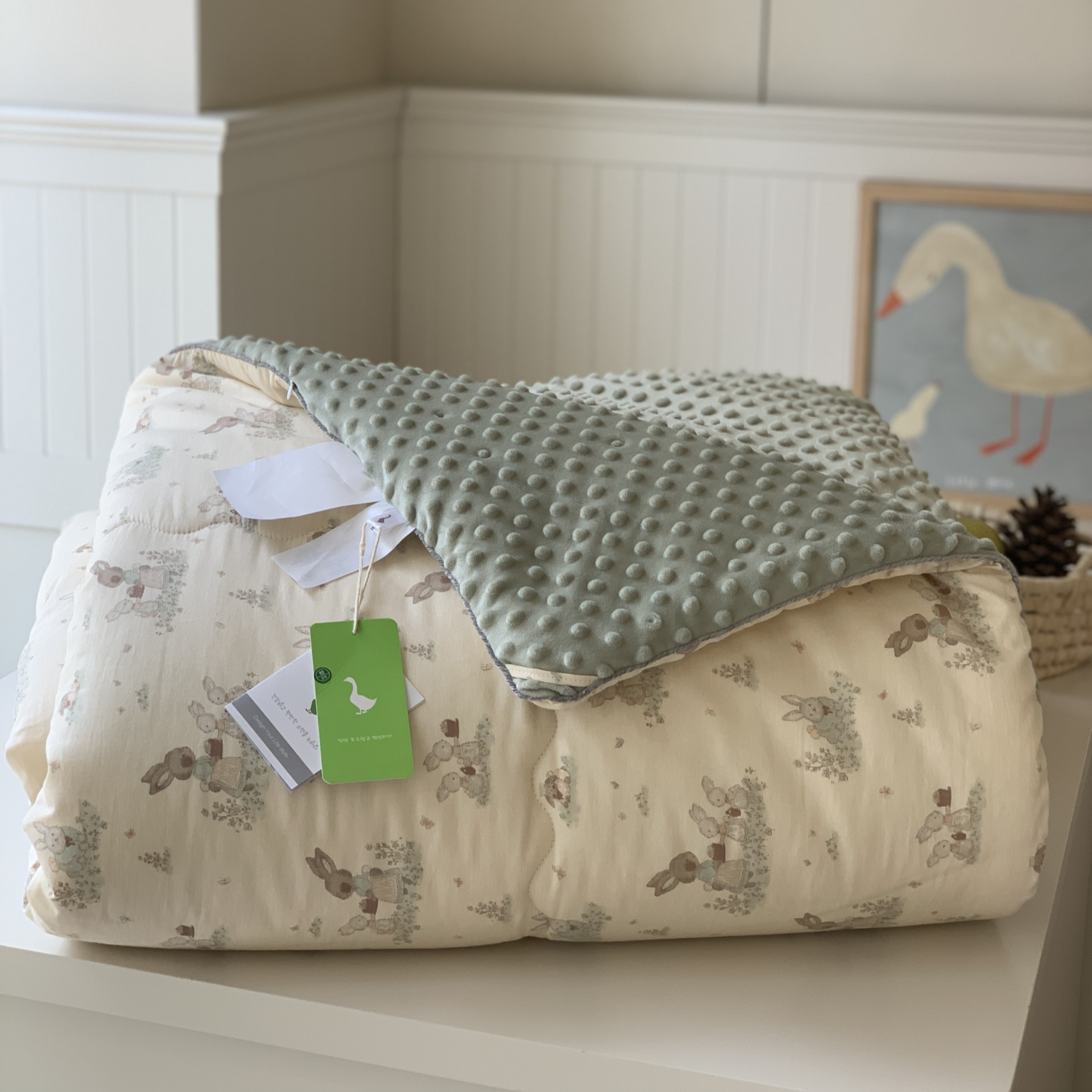 韩国大鹅单人豆豆被可机洗春秋被双人可爱卡通暖气房保暖透气被子,淘宝优惠券,粉丝福利购,淘宝优惠卷