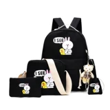 Ранец, сумка через плечо, вместительный и большой рюкзак подходит для мужчин и женщин, в корейском стиле, 3-6 года