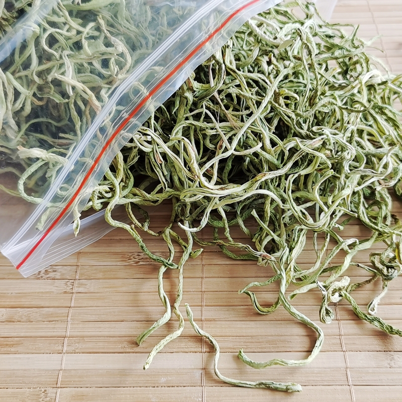 石塘林 豆角干200g 阿尔山农家自晒干豆角丝东北林区蔬菜干黄瓜干 - 图0