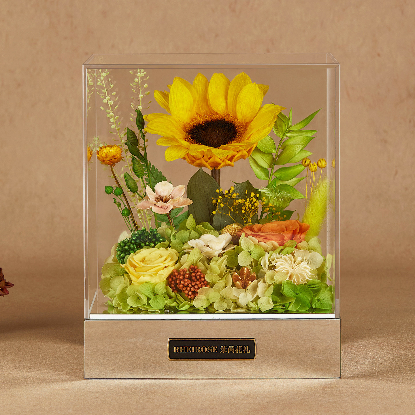 永生花向日葵礼物高级感真花摆件送女生朋友感恩老师生日花束礼盒,淘宝优惠券,粉丝福利购,淘宝优惠卷