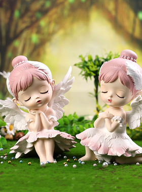 芭蕾跳舞女孩可爱风卧室儿童摆件