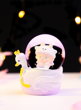 少女心迷你水晶球创意女生小水球