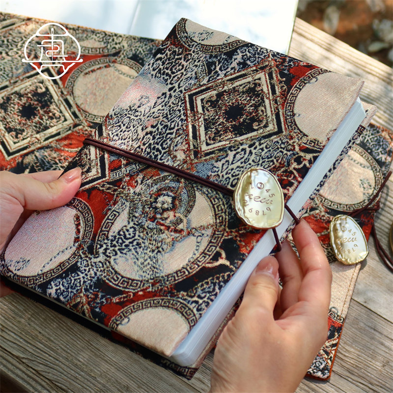 真我 时光回廊 原创复古手账本手帐手工布书衣日记笔记本a5a6,淘宝优惠券,粉丝福利购,淘宝优惠卷