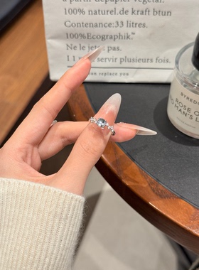 「日进斗银·蓝帕托石版」新中式葫芦锆石戒指精致小众设计希洛阁