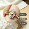 Copper alloy ring, jewelry, seven-grain rice zodiac ring, fashionable and versatile, same style for men and women, adjustable ring