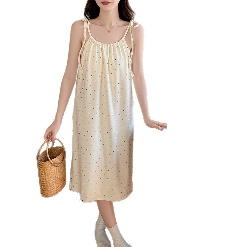 女孩子性感睡衣女学生纯欲露背国风印花吊带睡裙家居服宽松可外穿,淘宝优惠券,粉丝福利购,淘宝优惠卷