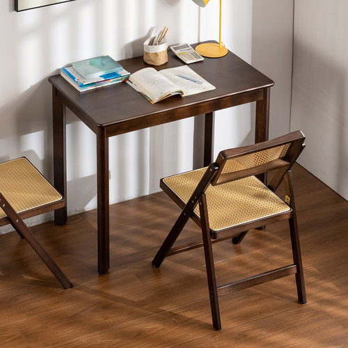 新中式原木茶桌椅组合家用客厅泡茶台实木小桌子小户型书桌电脑桌 - 图2