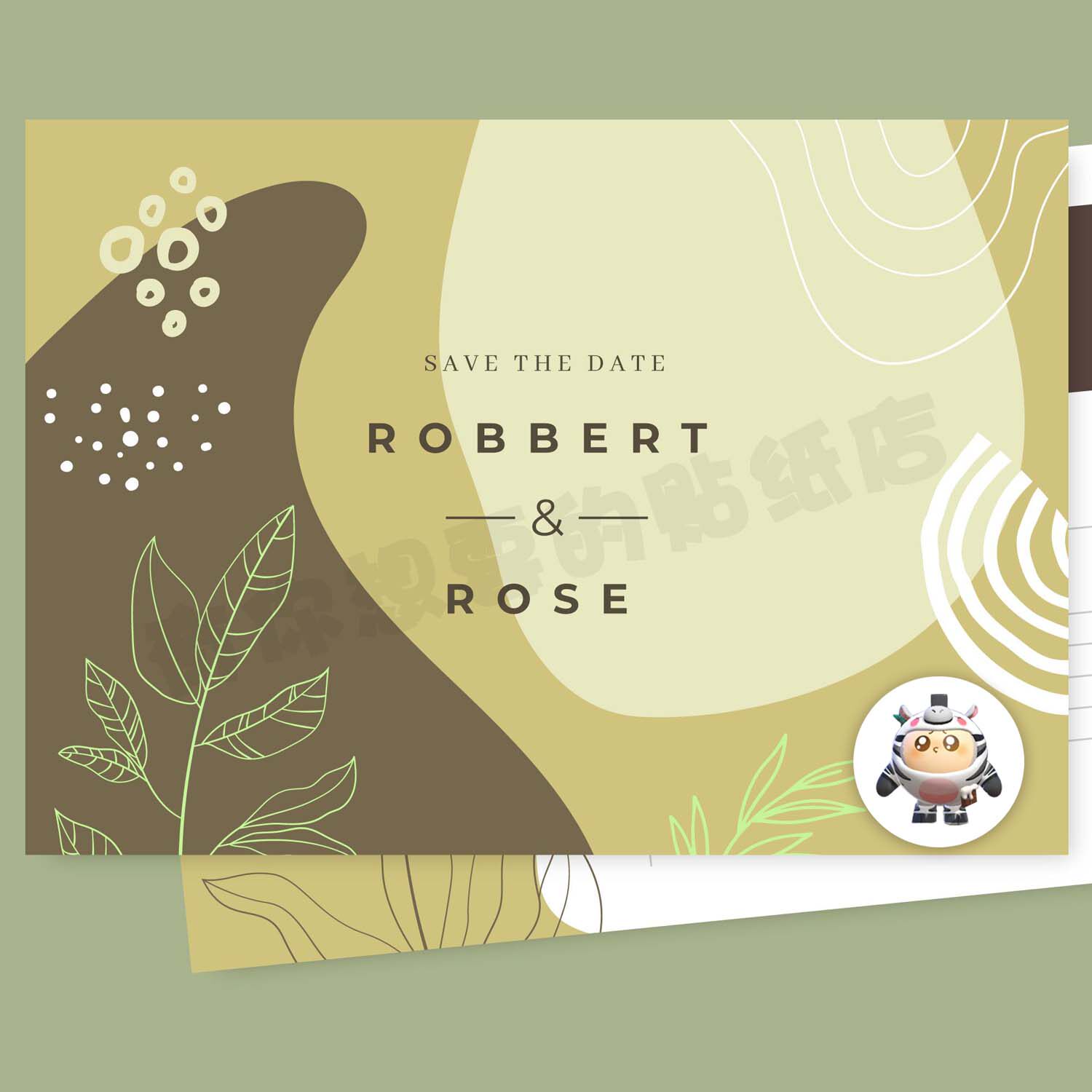 500贴/卷蛋仔派对皮肤新款狐狸贴纸儿童卡通手账玩具标签装饰贴