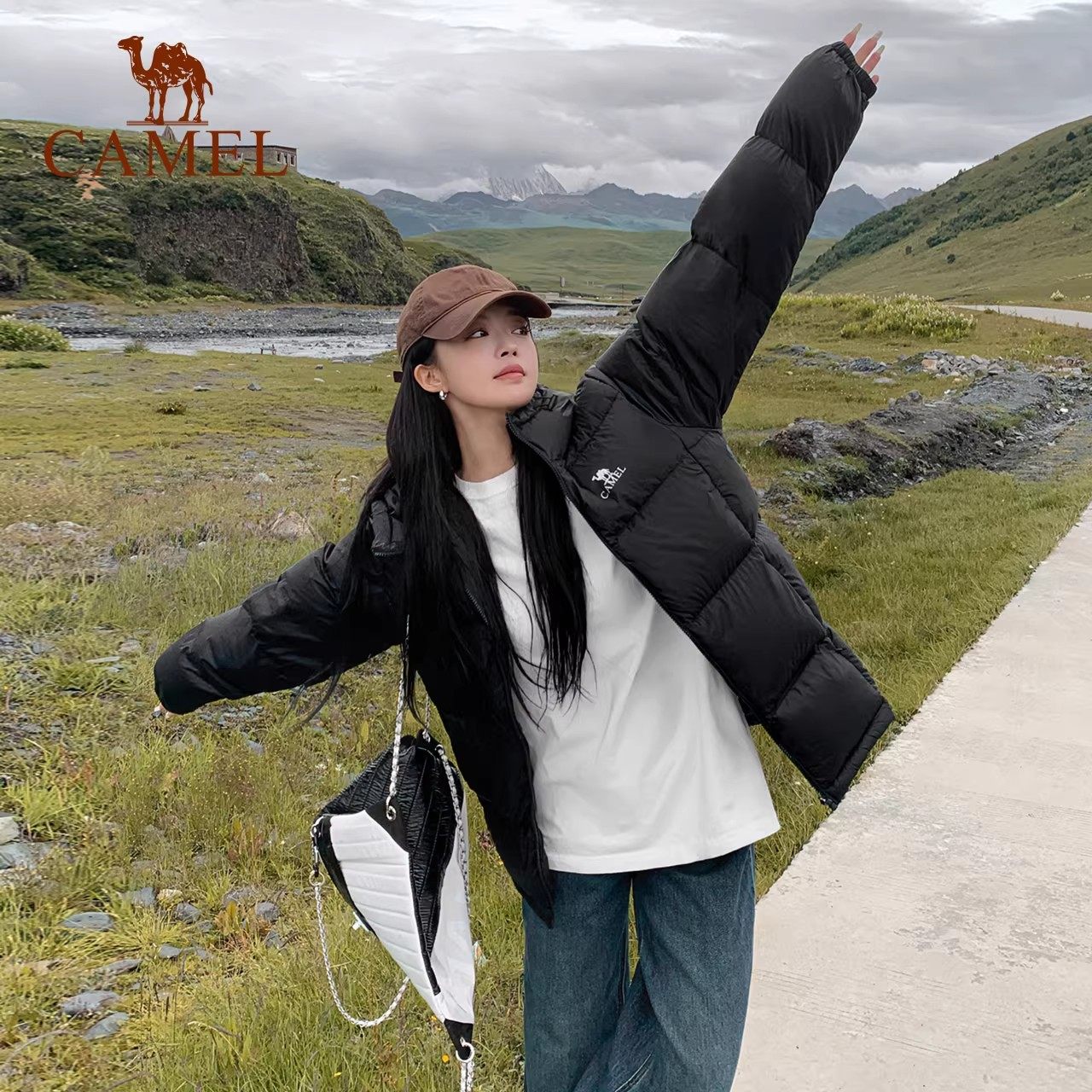 骆驼抱抱户外羽绒服冬季新款女款男款短款拒水保暖外套121面包服,淘宝优惠券,粉丝福利购,淘宝优惠卷