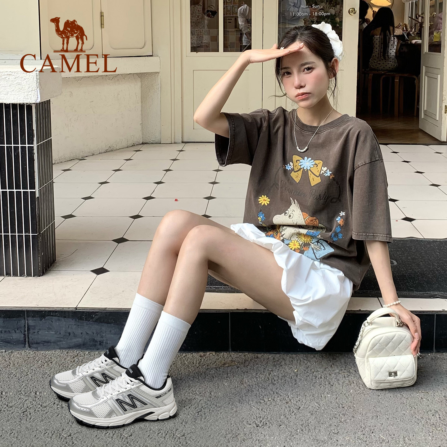 搭配裤子裙子都好看！骆驼追光者2运动鞋