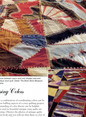 C56服装面料再造拼接拼布艺术The Magic of Crazy Quilting