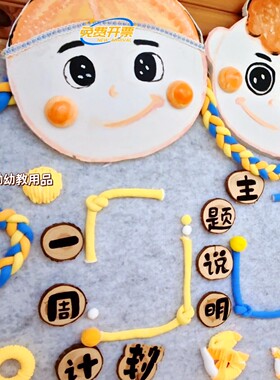 幼儿园环创冰岛毛线边框