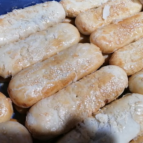 石灰窑椒盐味牛舌饼陕西渭南特产小吃老式手工糕点传统零食 - 图2