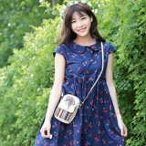 Маленькая сумка через плечо, милый маленький кошелек, небольшая сумка, камера, изысканная сумка для техники, шоппер, ткань, широкий экран