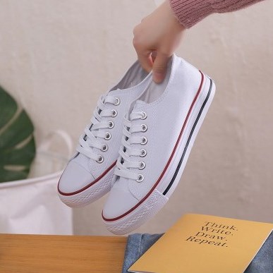 women Sneakers canvas shoes woman casual shoe big size 46 - 图2