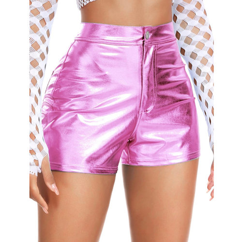 Shiny shorts, tight fitting party costume women's pants girl - 图1