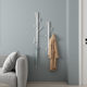 Coat rack wall-mounted vertical wall-mounted clothes hanger punch-free wall-mounted vertical hook clothes hanger clothing store display rack