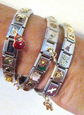 意大利模块手链欧美时尚手饰女生男生饰品Italian Bracelet