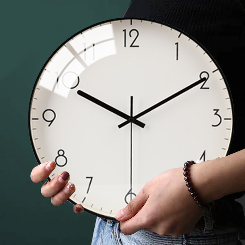 客厅家用挂式轻奢现代简约挂墙挂钟 纪恒暄挂钟