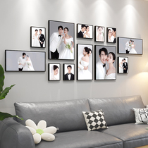 Photo Display Wall Photo Frame Hanging Wall Irregular Photo Wall Decoration Creative Album Wall Living Room Advanced Sense Photo Wall