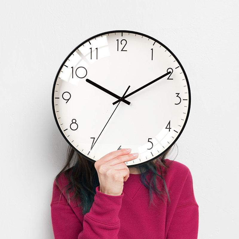 客厅家用挂式轻奢现代简约挂墙挂钟 纪恒暄挂钟