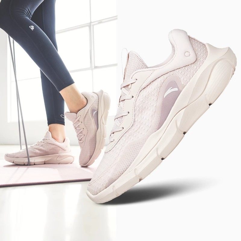 安踏灵狐跑步鞋女鞋秋冬防水轻便跳绳健身软底妈妈减震运动鞋女士,淘宝优惠券,粉丝福利购,淘宝优惠卷