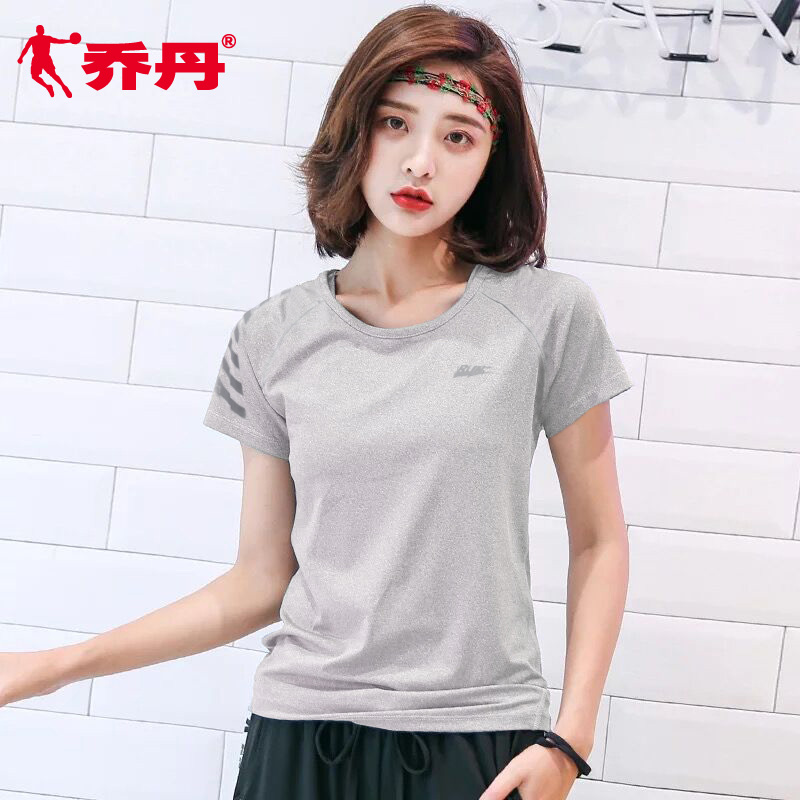 Jordan Short Sleeve T-shirt for Women 2020 New Spring Round Neck Authentic Half Sleeve Casual Top Breathable Sports Fitness Jersey