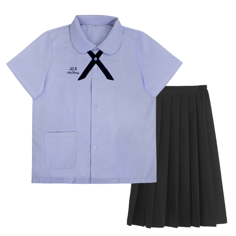 泰国校服娜诺泰式禁忌女孩jk衬衫制服运动会高中学生毕业班服套装 - 图0