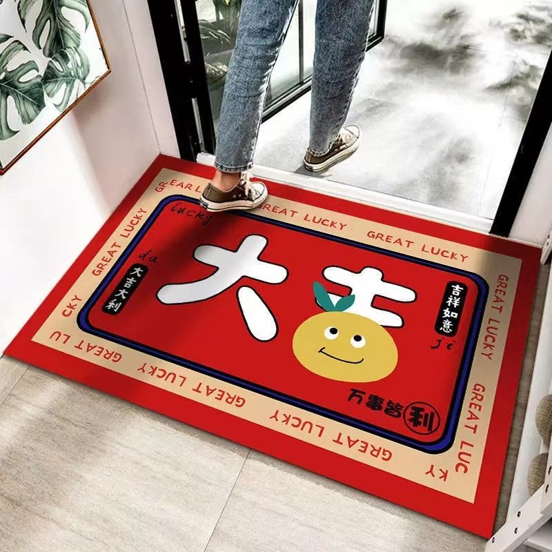 入户门水晶绒地垫招财猫进门垫浴室家用门口吸水防滑卫生间地毯,淘宝优惠券,粉丝福利购,淘宝优惠卷
