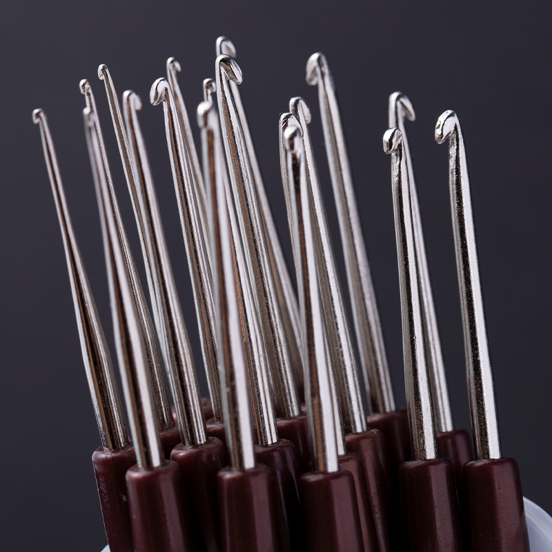 细钩针工具套装diy材料包小号超细勾针手 编织玩偶细线毛线钩针,淘宝优惠券,粉丝福利购,淘宝优惠卷