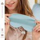 Can't be any thinner. Thin, breathable, double-sided silk eye mask
