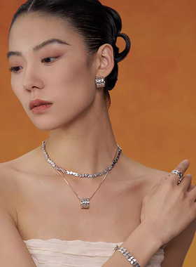 盐岛葫芦项链choker短项链锁骨颈链金色气质高级感简约原创设计