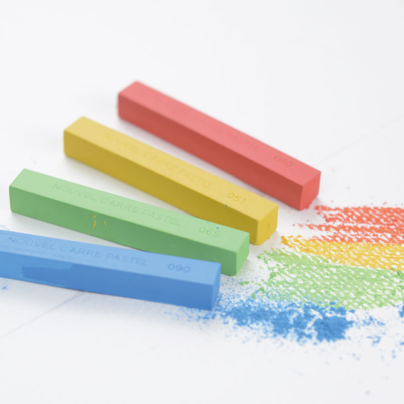 樱花硬质色粉笔套装 学生美术生手绘素描绘画笔48色DIY彩绘粉彩棒 - 图3