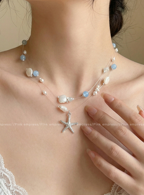 海星贝壳颈链项链女2026新款海边