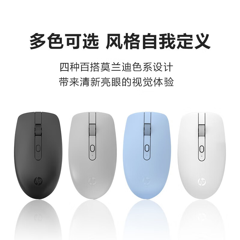 HP/惠普无线鼠标FM525 USB接收器电脑台式家用办公商务打游戏电竞