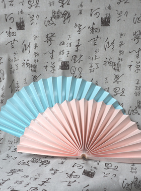 防水仿真花配折叠纸扇配亚克力板