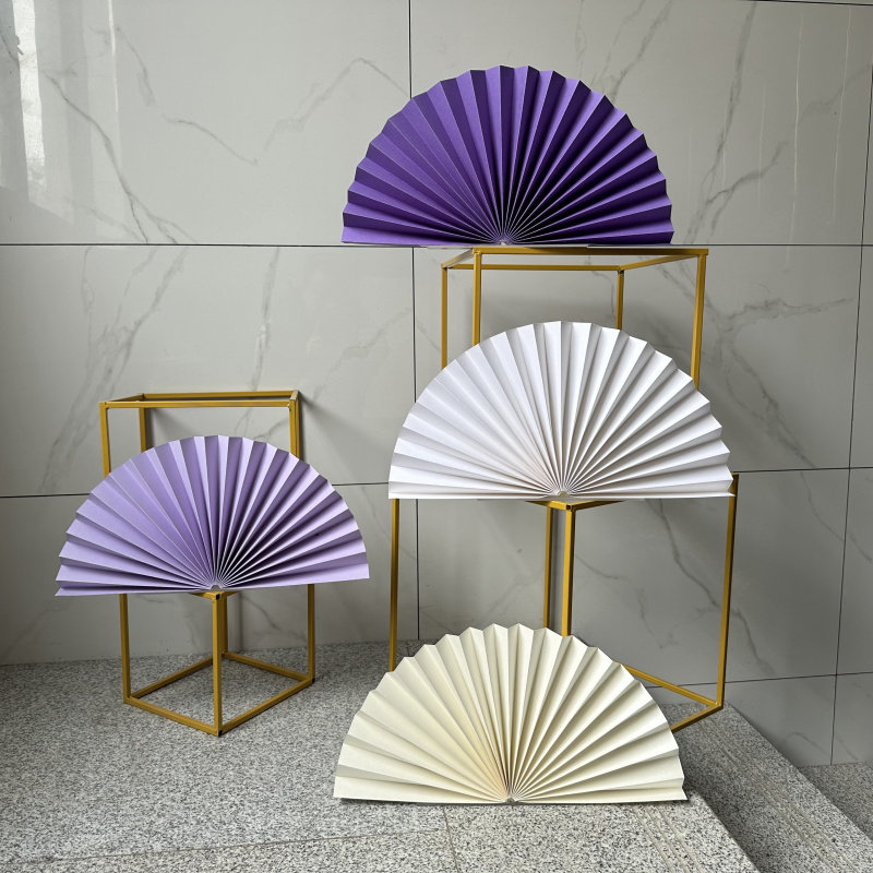 商场厚卡纸折纸扇布置创意美陈结婚装饰折叠红色工艺扇花摆件质感,淘宝优惠券,粉丝福利购,淘宝优惠卷