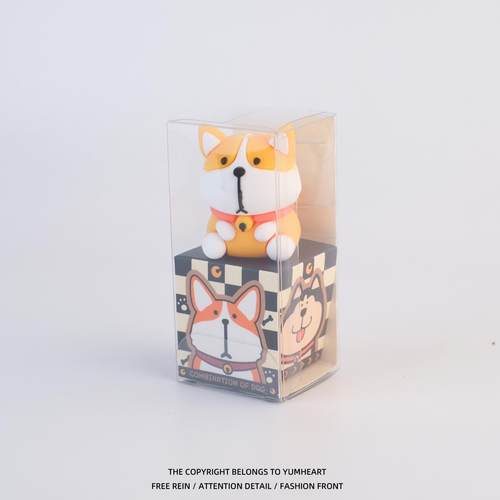 可爱小狗哈士奇卷笔刀小学生铅笔便携削笔刀器转笔刀儿童奖品礼物 - 图1