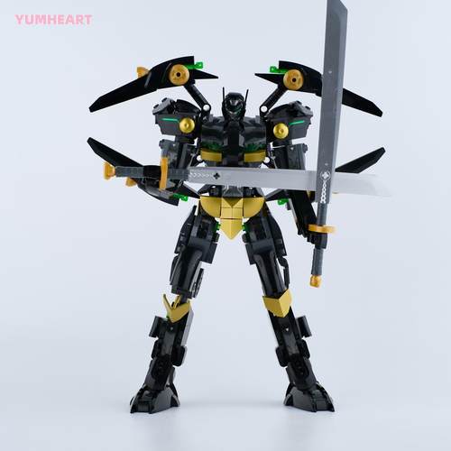 黑蝠侠机甲师机器人拼装积木儿童益智玩具送男孩生日新年礼物奖品 - 图0