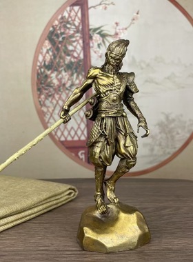 斗战胜佛黑神话黄铜摆件古法工艺铜装饰品孙悟空大圣归来