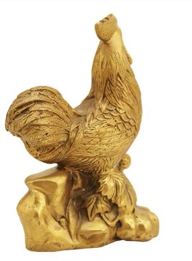 黄铜鸡黄铜公鸡摆件铜金母鸡十二生肖鸡吉祥物家居客厅工艺品