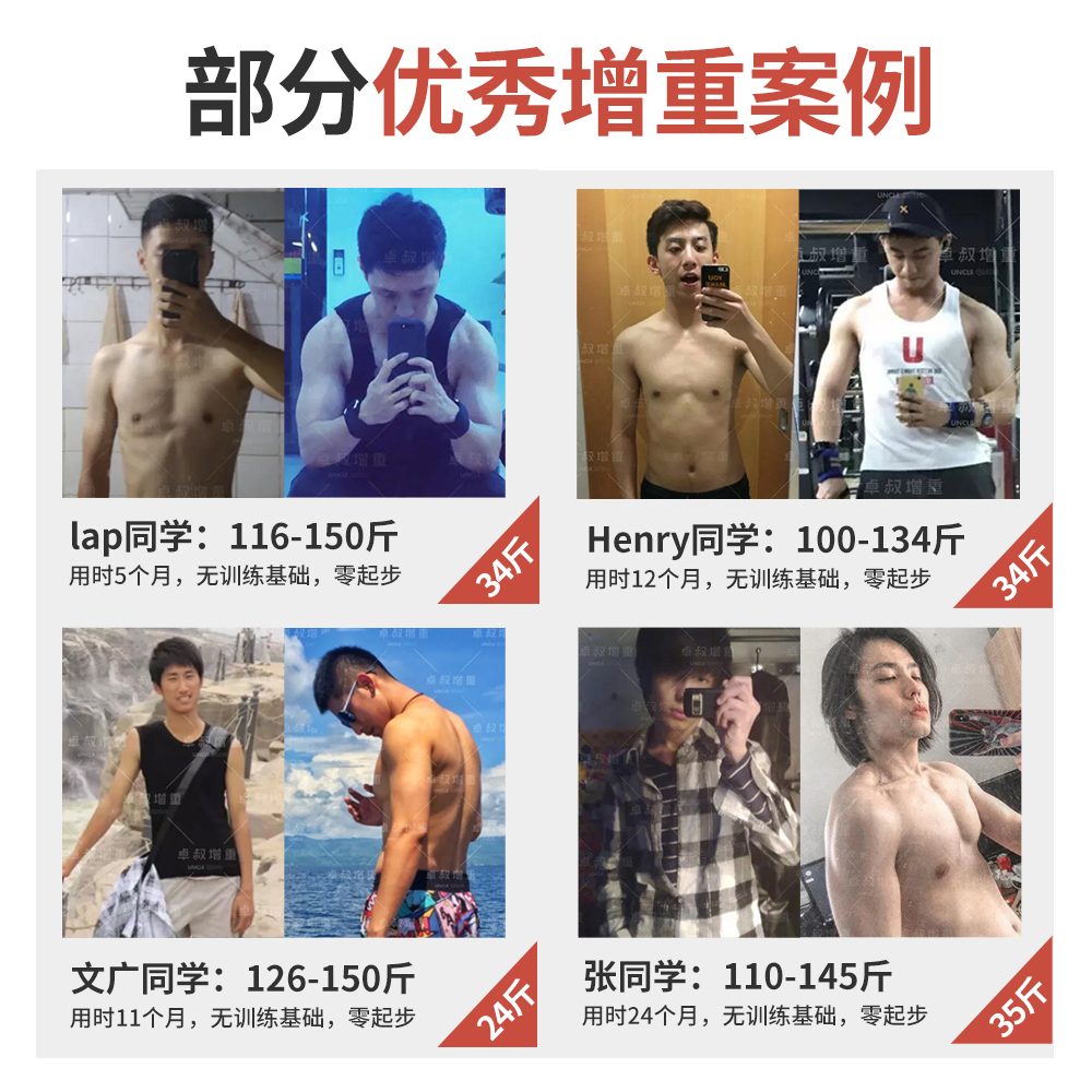 卓叔增重【极瘦人群推荐】海德力Prosupps增肌粉瘦人增肥蛋白健身 - 图2