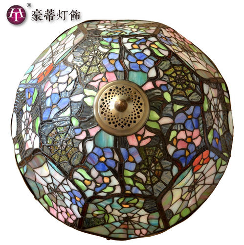 【蜘蛛网】美式复古典全铜蒂凡尼客厅古董收藏精品艺术传世大台灯 - 图2