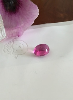 天然水晶碧玺小灯泡戒面掌柜推荐