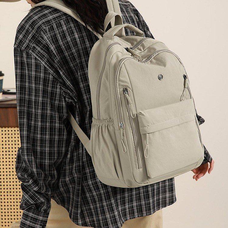 百搭轻便尼龙布防水女士妈妈通勤旅行双肩包大容量学生上课背包女,淘宝优惠券,粉丝福利购,淘宝优惠卷