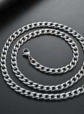 权志龙同款钛钢古巴项链