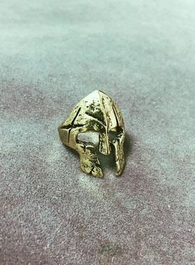 原创手工999纯银斯巴达克斯戒指