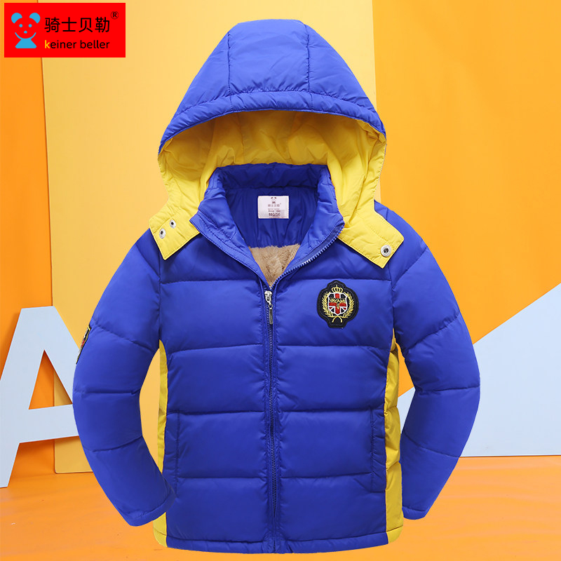 童装男童羽绒服加厚中大童白鸭绒保暖外套儿童休闲户外保暖上衣潮 - 图2